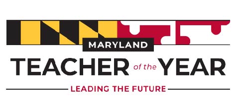 Maryland Teacher of the Year. Educating the Future logo