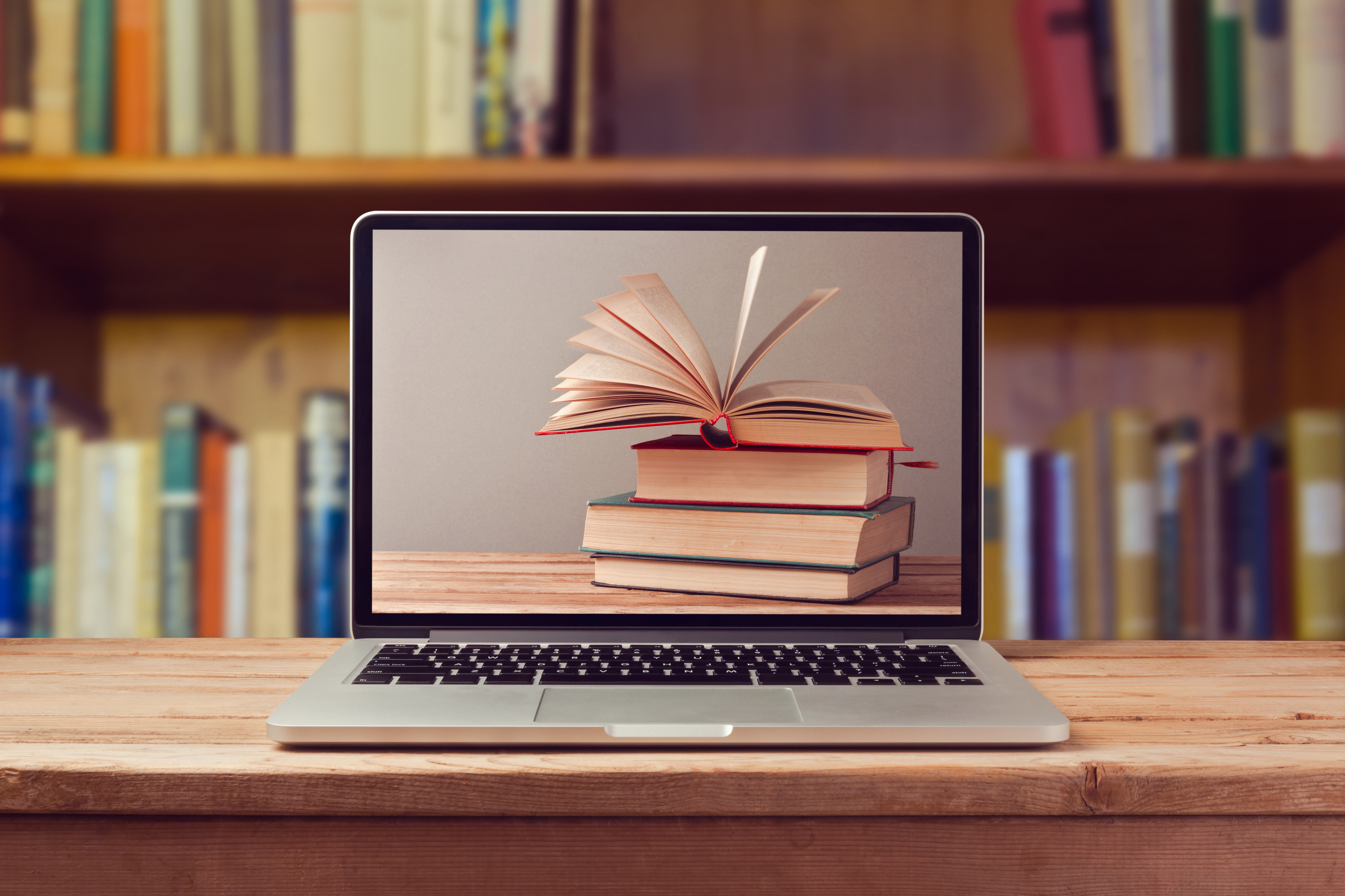 Books and Laptop