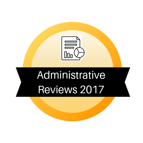 Administrative Review Summaries 2017 button