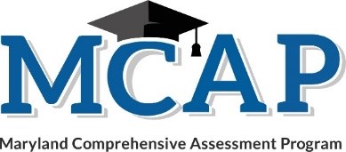 MCAP logo with Black Graduation Cap Maryland Comprehensive Assessment Program (MCAP)