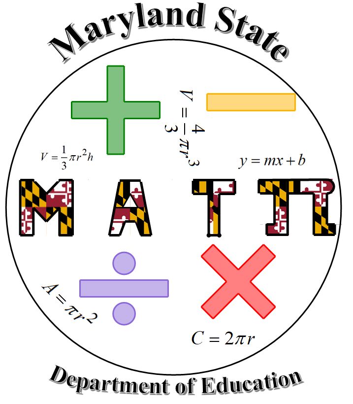 MSDE Math Logo with Equations