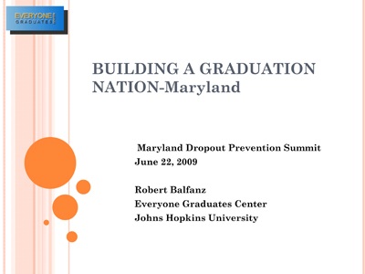 Building A Graduation Nation-Maryland