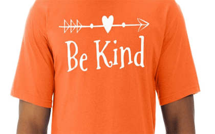 Be Kind Orange T-Shirt
