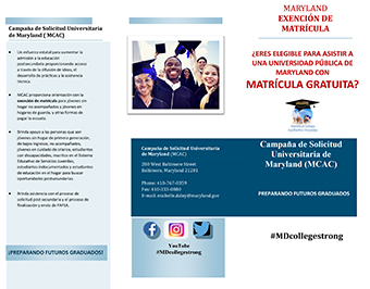 ​Tuition Waiver Brochure 2019 Spanish