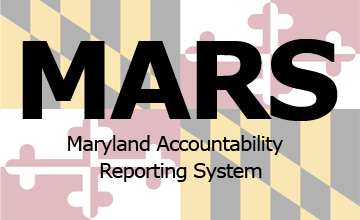 Maryland Accountability and Reporting System (MARS) Buton